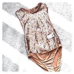 Rose gold bodysuit